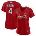 Women's Nike Yadier Molina Red St. Louis Cardinals Alternate Replica Player Jersey