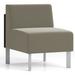 Luxe 500 lb. Capacity Armless Guest Chair in Upgrade Fabric/Healthcare Vinyl