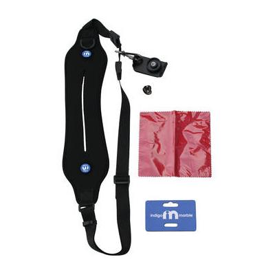 Indigo Marble Padded Neoprene Anti-Slip Sling Camera Strap for Men & Women (Black) SC35