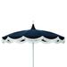 Pacific Pagoda 8.5 ft Patio Umbrella with Fringe Edge - Canvas Navy Sunbrella - Ballard Designs Canvas Navy Sunbrella - Ballard Designs