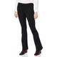 VERO MODA Damen Flared Leggings Bootcut Stoff Hose Normal Waist Wide Leg Pants VMKAMMA, Farben:Schwarz-2, Größe:S / 30L, Z-Länge:L30