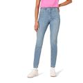 Amazon Essentials Damen Skinny-Jeans mit Hohem Bund, Helle Waschung, 38-40