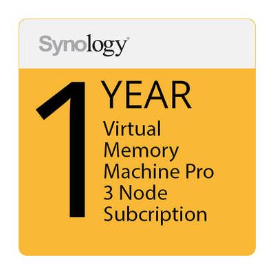 Synology Virtual Machine Manager Pro License (3 Nodes, 1-Year License) VMMPRO-3NODE-S1Y