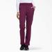 Dickies Women's Eds Essentials Cargo Scrub Pants - Wine Size S (DK005)