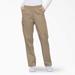 Dickies Women's Eds Signature Tapered Leg Cargo Scrub Pants - Khaki Size M (86106)