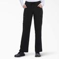 Dickies Women's Eds Essentials Drawstring Scrub Pants - Black Size M (DK010)