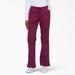 Dickies Women's Eds Signature Drawstring Cargo Scrub Pants - Wine Size XS (86206)