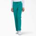 Dickies Women's Eds Essentials Contemporary Fit Scrub Pants - Teal Size XS (DK010)