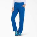 Dickies Women's Eds Essentials Tapered Leg Cargo Scrub Pants - Royal Blue Size L (DK005)