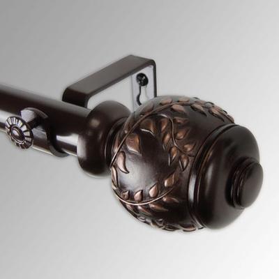 Cornelia Single Decorative Curtain Rod Set, 48