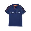 Hackett Boy's Amr Shldr Panel B Polo Shirt, Blue (581dark Blue 581), 104 (Size: K05)