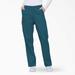 Dickies Women's Eds Signature Tapered Leg Cargo Scrub Pants - Caribbean Blue Size S (86106)