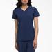 Dickies Women's Eds Essentials V-Neck Scrub Top - Navy Blue Size Xxs (DK615)