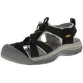 KEEN Damen Venice H2 Sandalen, Black/Neutral Gray, 35 EU