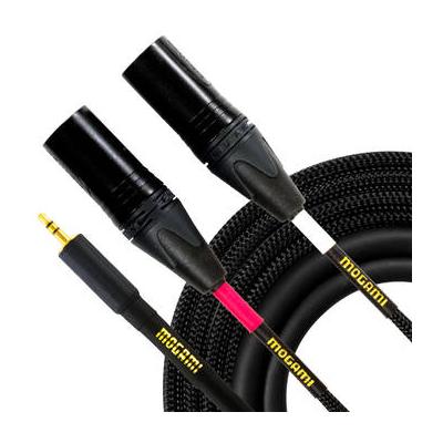 Mogami Gold 3.5mm TRS Male to Dual XLR Male Y-Cable (20') GOLD352XLRM20