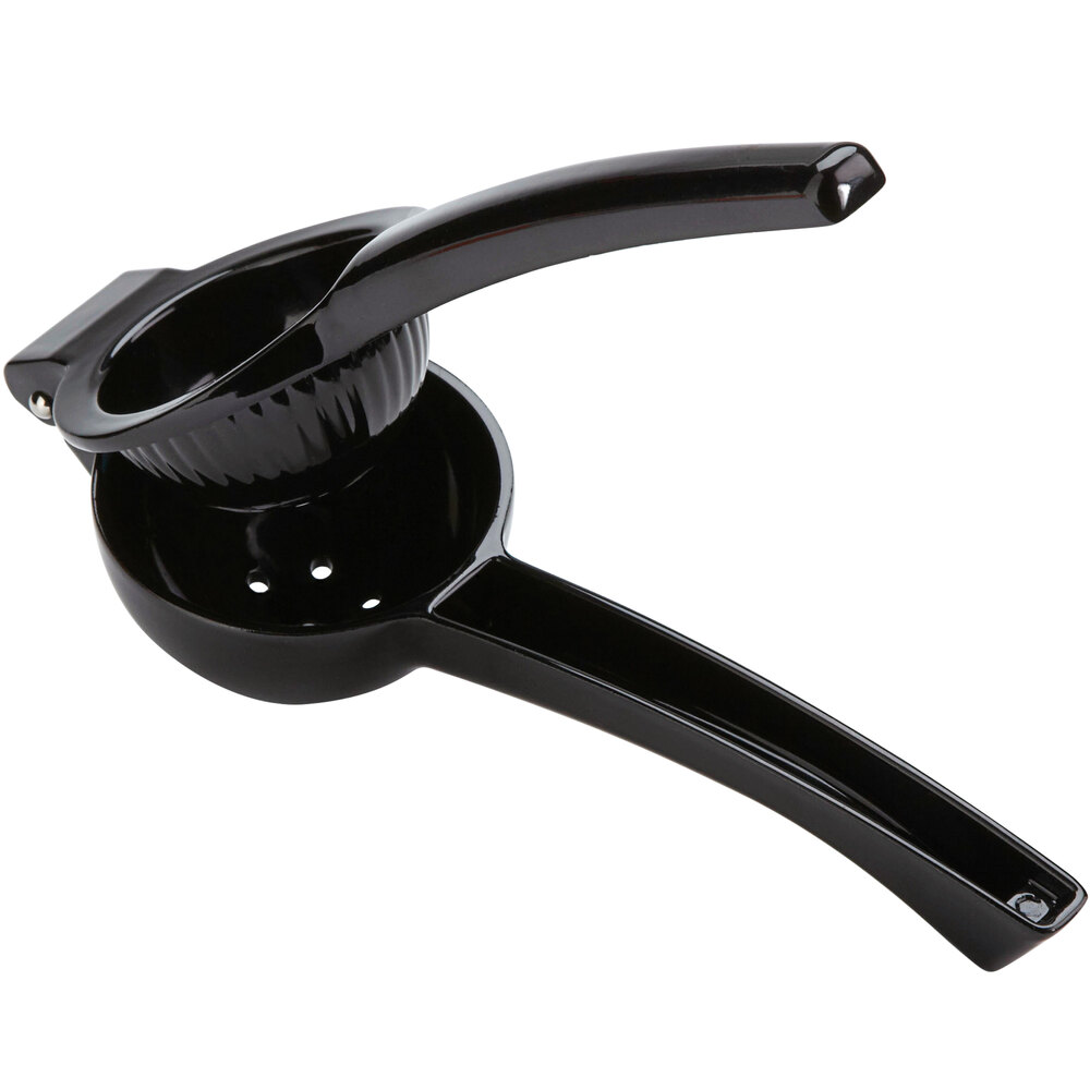 "American Metalcraft LSB3 8 1/2"" Black Handheld Stainless Steel Citrus Juicer / Squeezer"