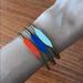 Anthropologie Jewelry | Anthropologie Bracelet Set | Color: Blue/Green/Orange/Red | Size: Os