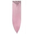 hair2heart Clip In Extensions aus Kunsthaar, 8-teilig, 60 cm, Farbe - 101, 130 g