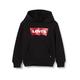 Levi's Kids Boys Sweatshirt Lvb Batwing Screenprint Hoodie Black 10 Years