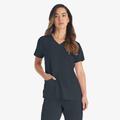 Dickies Women's Eds Essentials V-Neck Scrub Top - Pewter Gray Size XS (DK615)