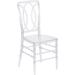 Flash Elegance Crystal Ice Stacking Chair with Designer Back - Flash Furniture BH-H007-CRYSTAL-GG