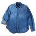 American Eagle Outfitters Tops | American Eagle Chambray Button Down Shirt | Color: Blue/White | Size: S