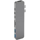 HYPER HyperDrive PRO 8-in-2 USB Type-C Hub for MacBook Pro & Air Laptops (Space G GN28D-GRAY