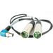 Lectrosonics TA5-F to Dual XLR Output Cable for SR Slot-In Receiver (20" - 50.8cm) MCSR/5PXLR2