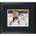 Dante Fabbro Nashville Predators Framed Autographed 8" x 10" Gold Jersey Shooting Photograph