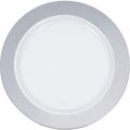 Creative Converting Dinner Plate for 30 Guests in Gray | 10" W x 10" D | Wayfair DTC347873BPLT