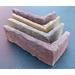 Faceables Brick Corners 2" x 14" Cement Subway Tile Cement in Black/Red | 12 H x 2.25 W x 0.5 D in | Wayfair 2906-C