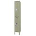 Hallowell Premium 2 Tier 1 Wide Locker Metal in Green/Blue/Brown | 78 H x 15 W x 18 D in | Wayfair U1588-2A-PT