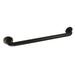 Kingston Brass Manhattan Decorative Grab Bar Metal in Black | 2.81 H x 32 W in | Wayfair DR414320