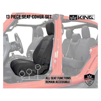 King 4WD Seat Covers Jeep Wrangler Unlimited JL 4 ...