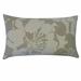 August Grove® Lagrone Cotton Lumbar Pillow Polyester/Polyfill/Down/Feather/Cotton in Gray | 12 H x 20 W x 6 D in | Wayfair