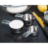 Ebern Designs Schurman 6-Pieces Stainless Steel Measuring Cup Set Stainless Steel in Gray | 2.5 H x 2.75 W x 5.25 D in | Wayfair