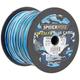 SpiderWire Stealth® Superline, Blue Camo, 18,1 kg, 1500 m, geflochtene Angelschnur, geeignet für Salz- und Süßwasserumgebungen