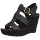 Clarks Damen Maritsa95 Glad Slingback Sandalen, Schwarz (Black Leather Black Leather)