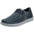 Skechers Herren Melson-Raymon Canvas Slip on Mokassin, blau, 42 EU