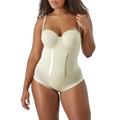 Maidenform Damen Trägerloser Formender Body EASY UP COLLECTION STRAPLESS BODY BRIEFER FIRM CONTROL, Einfarbig, Gr. EU 80D (UK 36D), Beige (LATTE LIFT LLF)