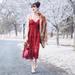 Anthropologie Dresses | Anthropologie Scarlet Lace Dress 4p Donna Morgan | Color: Red | Size: 4p