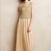 Anthropologie Dresses | Anthropologie Beaded Arabella Bridesmaid Dress M | Color: Tan | Size: M