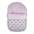 Rosy Fountains Group 0 Carrycot Bag in Powder Pink White