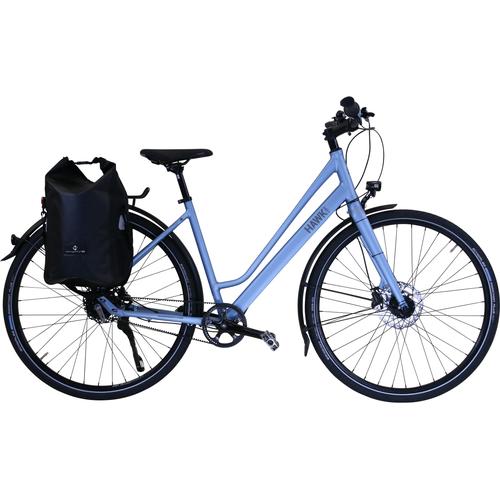 HAWK Bikes Trekkingrad Trekking Lady Super Deluxe Plus Sky Blue, 8 Gang, Shimano, Nexus Schaltwerk blau Trekkingräder Fahrräder Zubehör