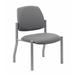 Symple Stuff Johnstone 22" W Stackable Vinyl Seat Waiting Room Chair w/ Metal Frame Metal in Gray | 32.5 H x 22 W x 22 D in | Wayfair