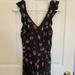 American Eagle Outfitters Dresses | American Eagle Floral Romper | Color: Black | Size: S