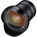 Samyang SYXP14-C XP 14 mm f/2.4 High Speed Weitwinkelobjektiv für Canon EF mit integriertem AE-Chip, Schwarz