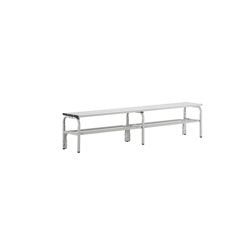 Banc de vestiaire avec lattes en aluminium Sypro