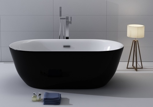 Jet-Line Whirlpool Badewanne Massagewanne MAGGIORE II schwarz Image