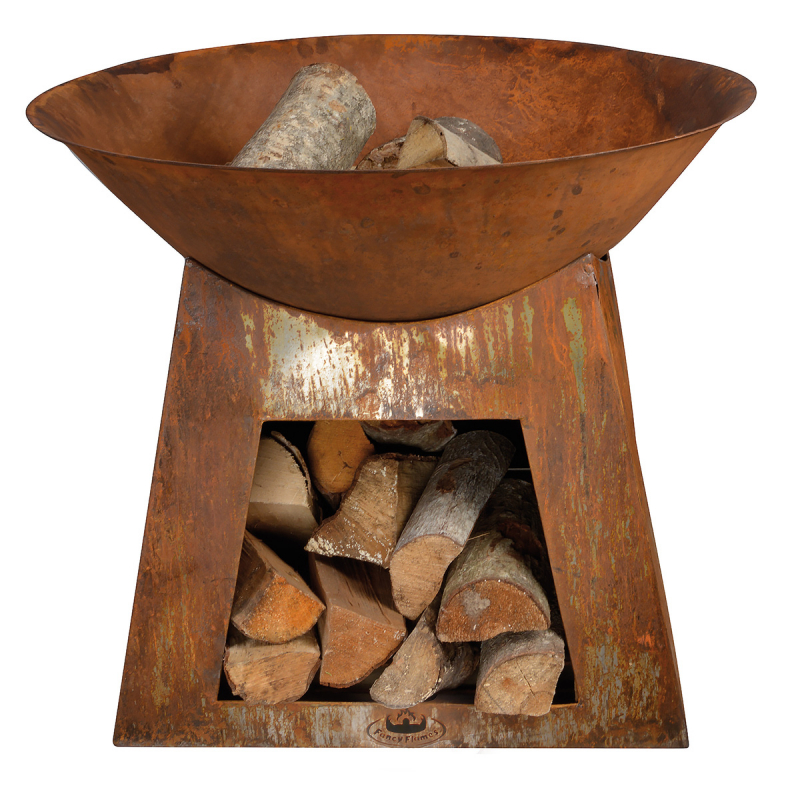 Jet-Line Feuerstelle Fargo Terassenofen in edler Rostoptik Terrassenfeuer Image